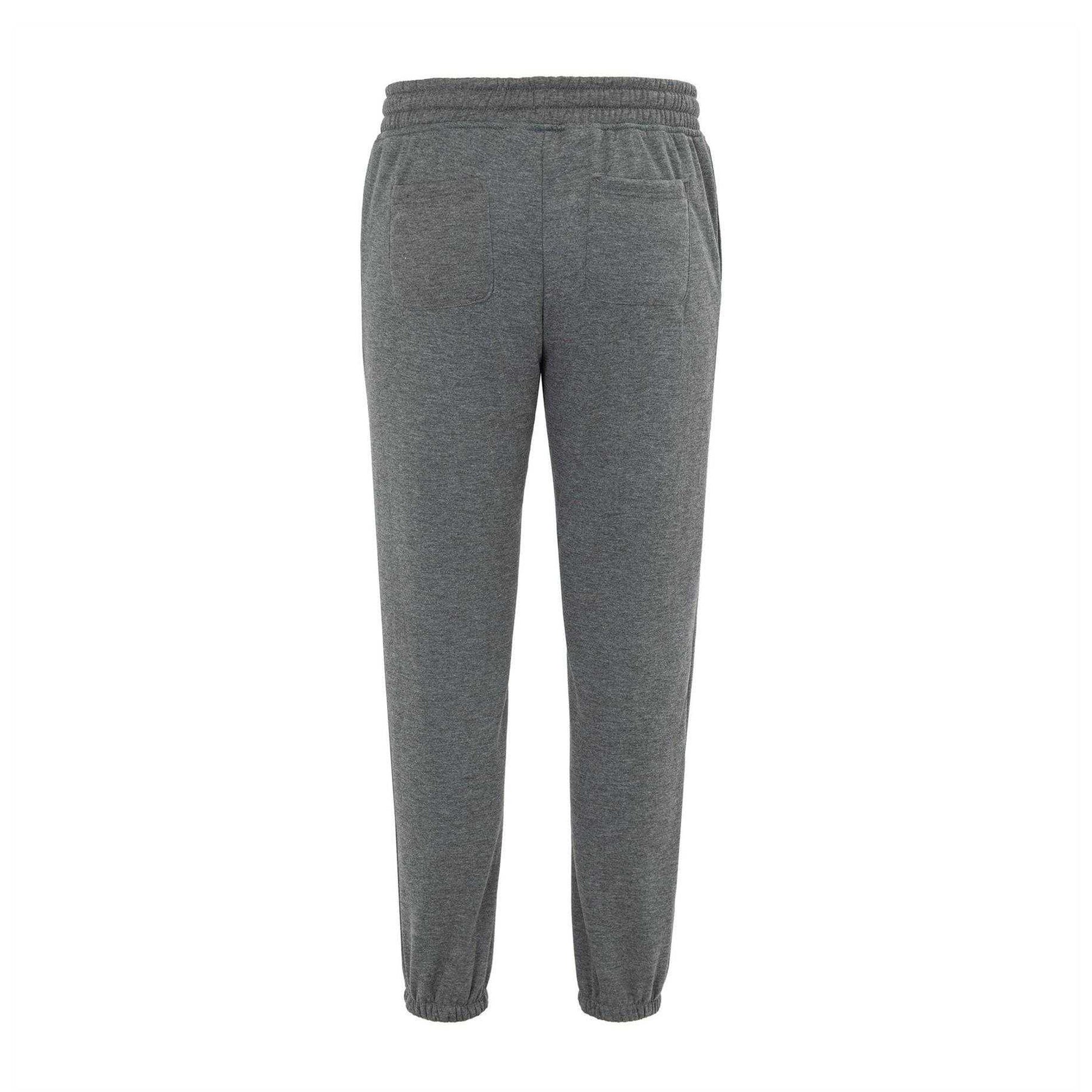 Dark Grey - Back - SoulCal Mens Fleece Lined Jogging Bottoms