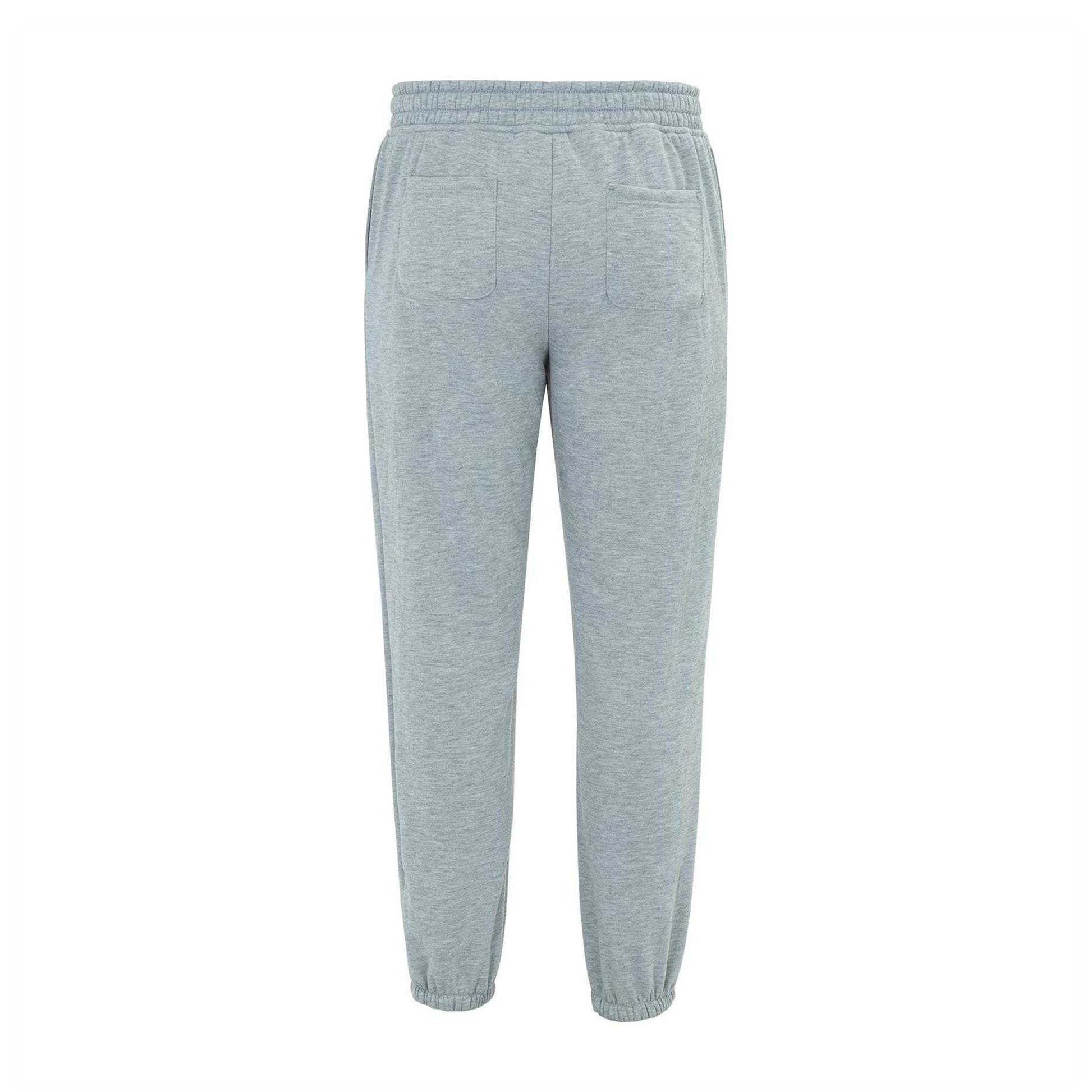 Light Grey - Back - SoulCal Mens Fleece Lined Jogging Bottoms
