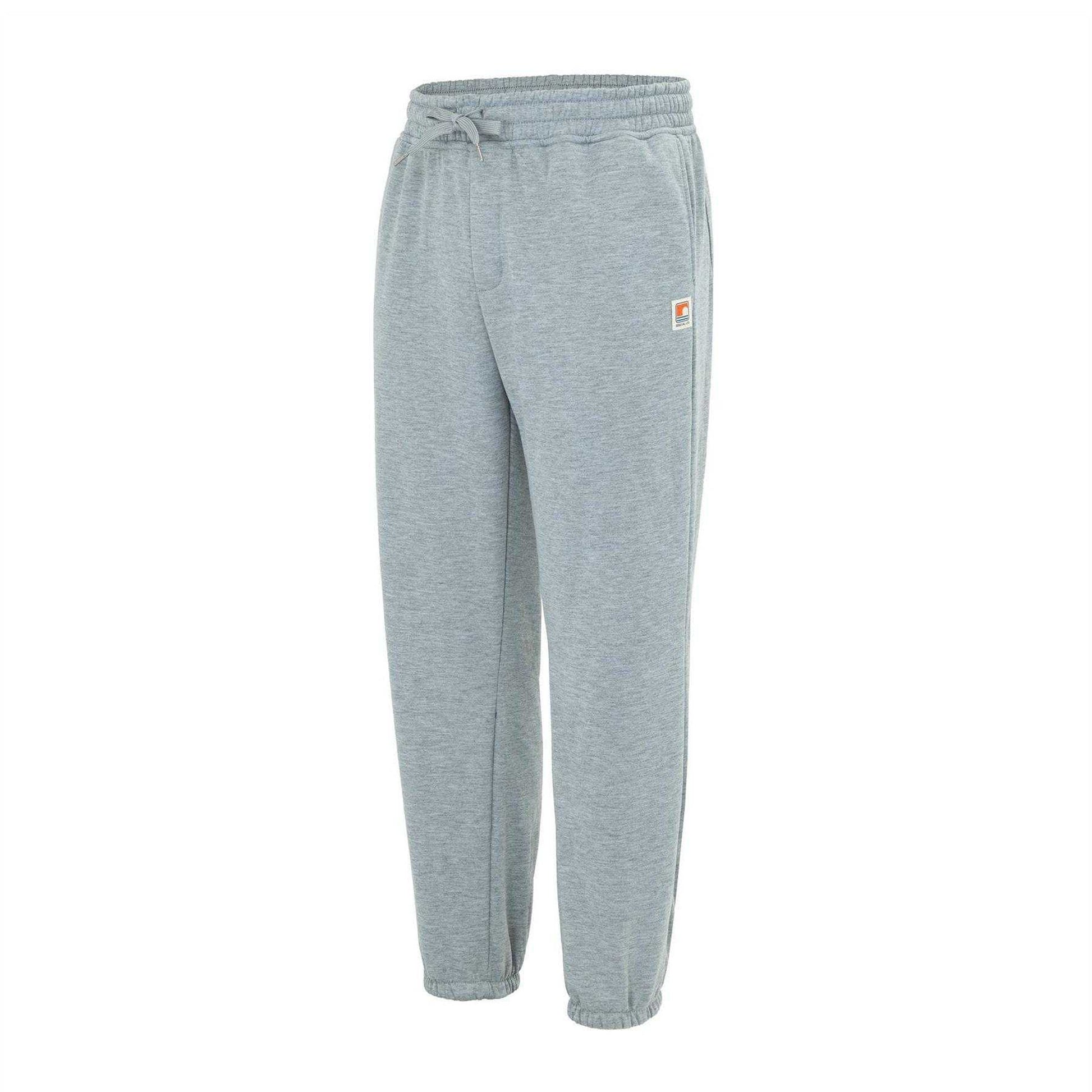 Light Grey - Side - SoulCal Mens Fleece Lined Jogging Bottoms