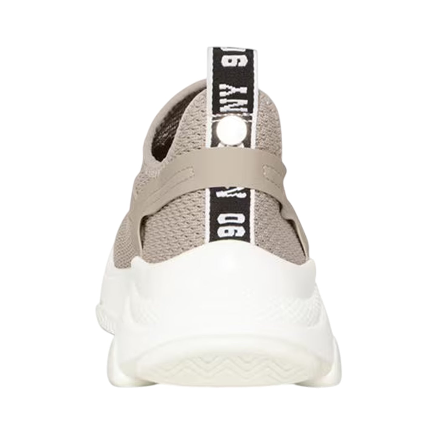 Taupe - Back - Steve Madden Womens-Ladies Mesh Trainers