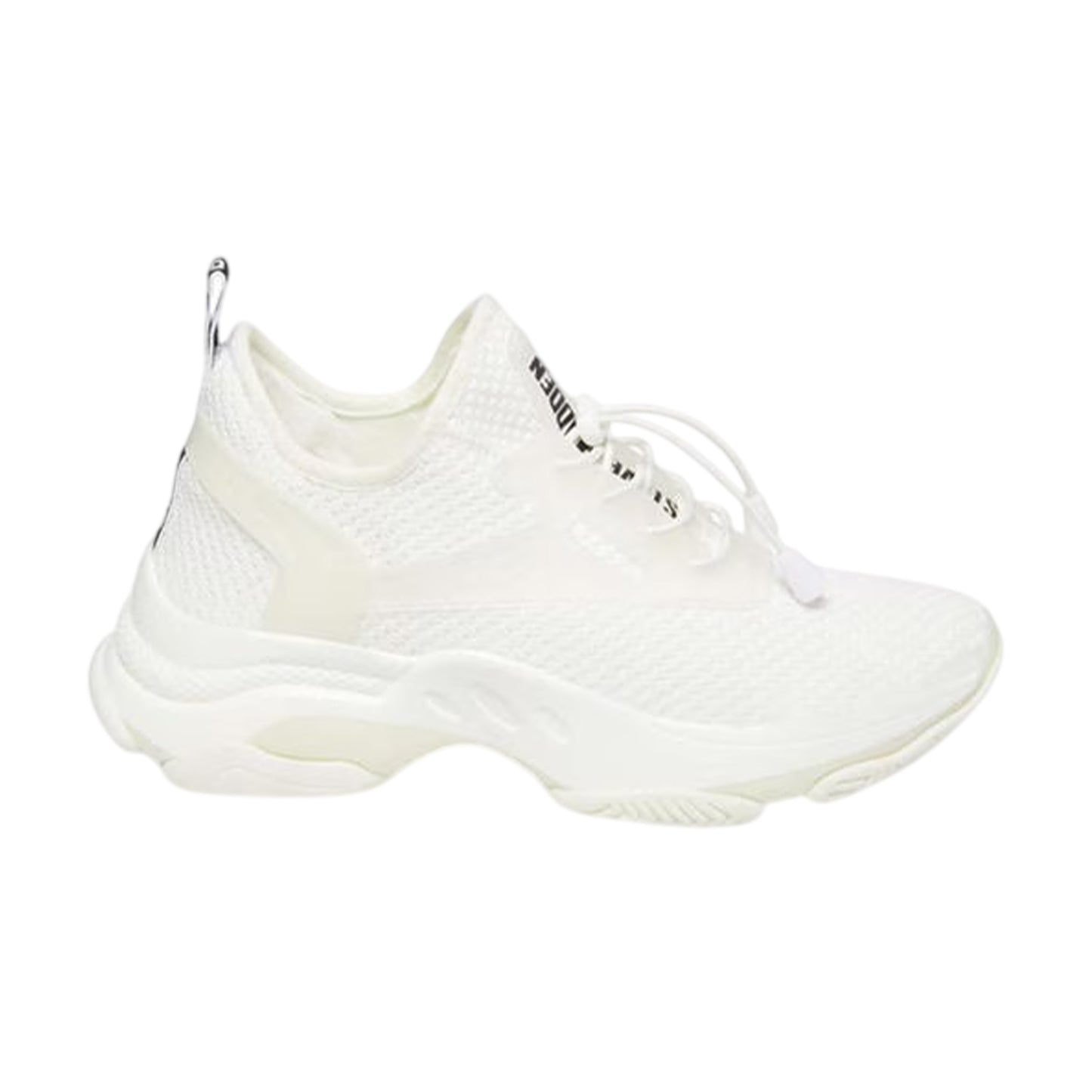 White - Front - Steve Madden Womens-Ladies Mesh Trainers