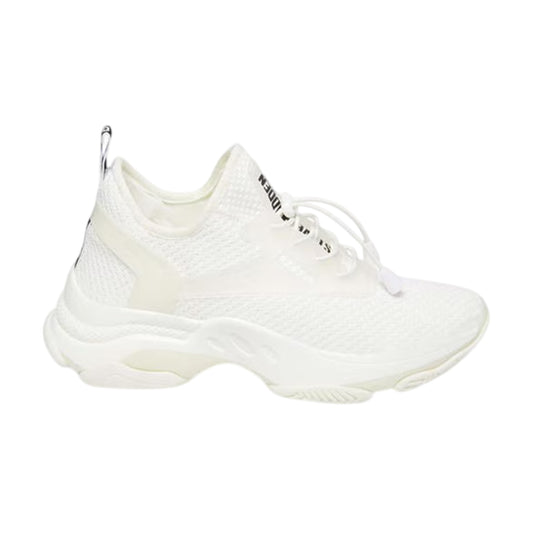 White - Front - Steve Madden Womens-Ladies Mesh Trainers