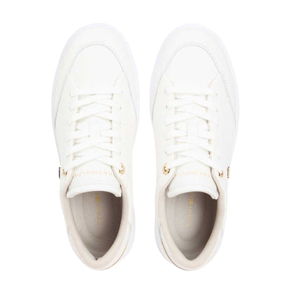 Ecru - Lifestyle - Tommy Hilfiger Womens-Ladies Nappa Leather Trainers