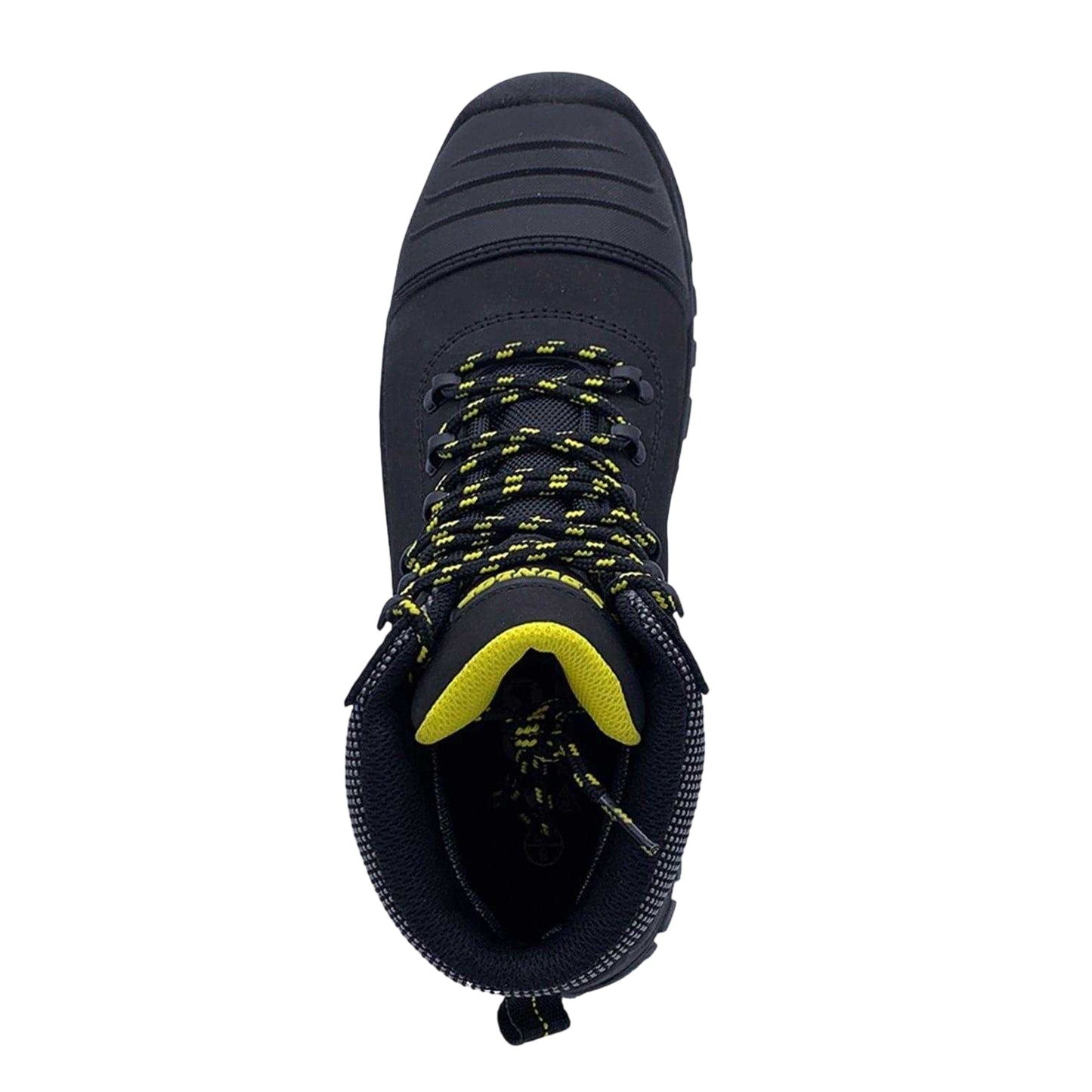 Black - Lifestyle - Dunlop Mens Nova Logo Leather Steel Toe Cap Safety Boots