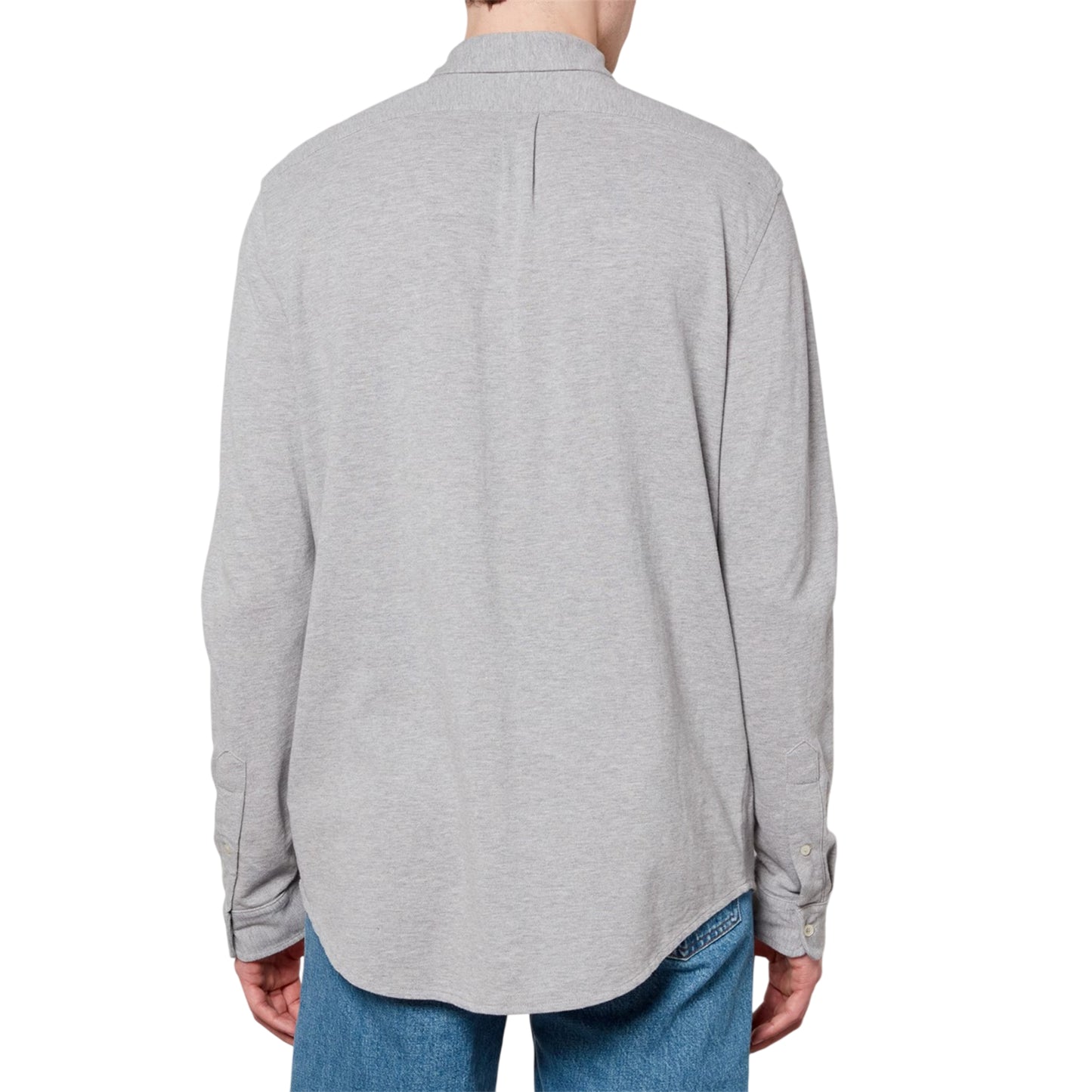 Heather - Back - Ralph Lauren Mens Embroidered Logo Oxford Shirt