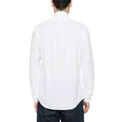 White - Back - Ralph Lauren Mens Embroidered Logo Oxford Shirt