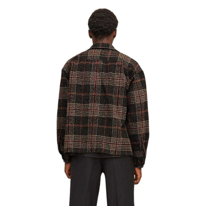 Iron Gate - Back - Jack And Jones Mens Bouclé Regular Long-Sleeved Shirt