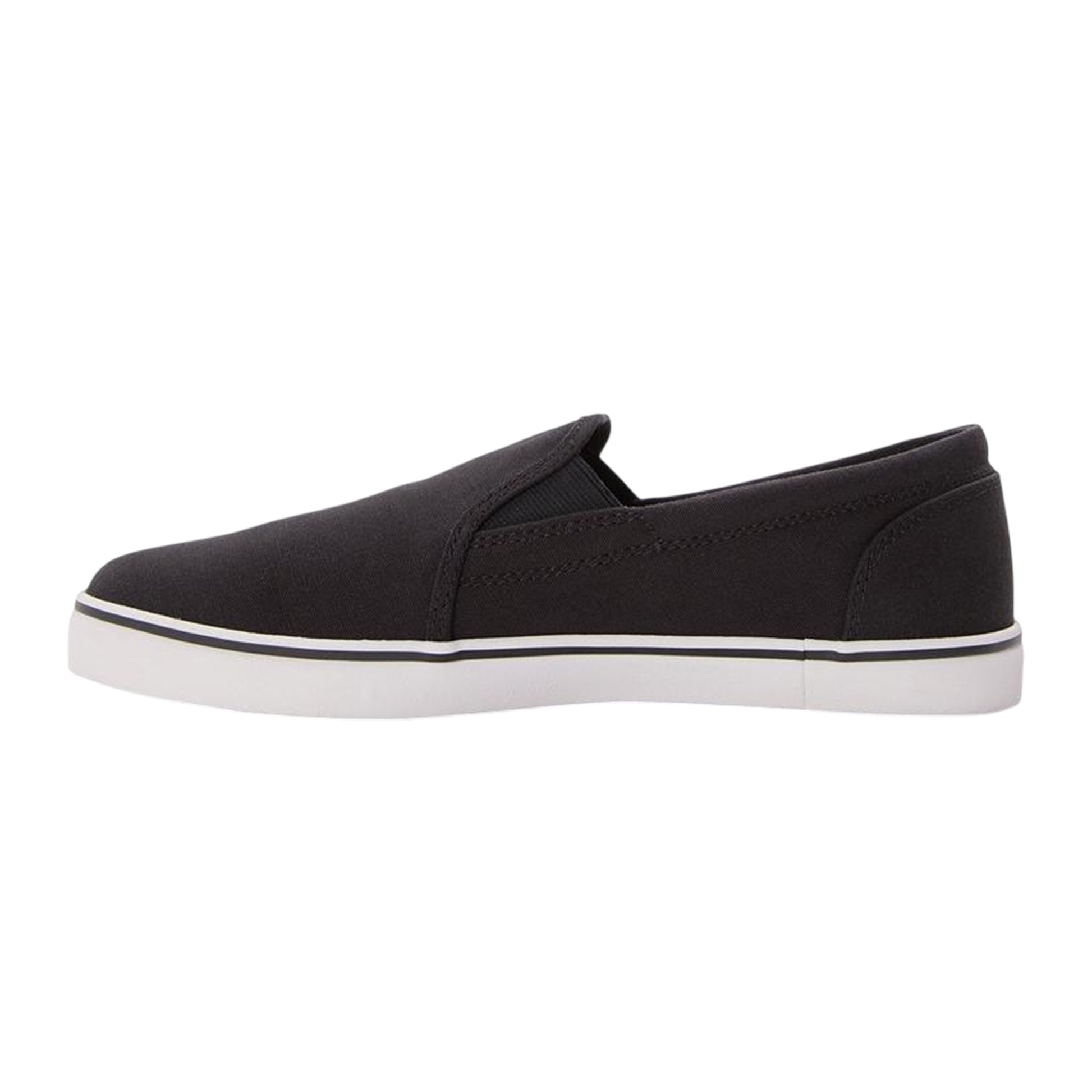Black - Back - Timberland Mens Skape Park Canvas Slip-on Flat Trainers