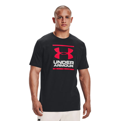 Black - Side - Under Armour Mens Foundation HeatGear T-Shirt