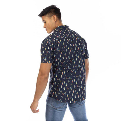 Aquatic - Back - Peter Werth Mens Inman Button Detail Shirt