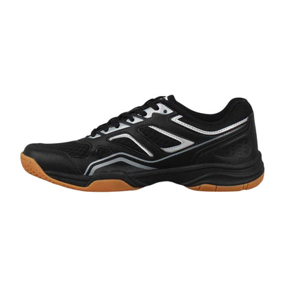 Black-Blue - Side - Slazenger Mens Mesh Indoor Court Trainers