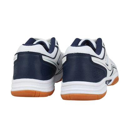 White-Black - Back - Slazenger Mens Mesh Indoor Court Trainers