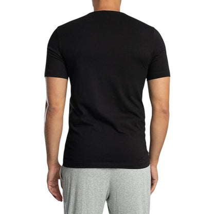 Black-Grey-White - Back - Hugo Mens Triplet Logo T-Shirt (Pack of 3)