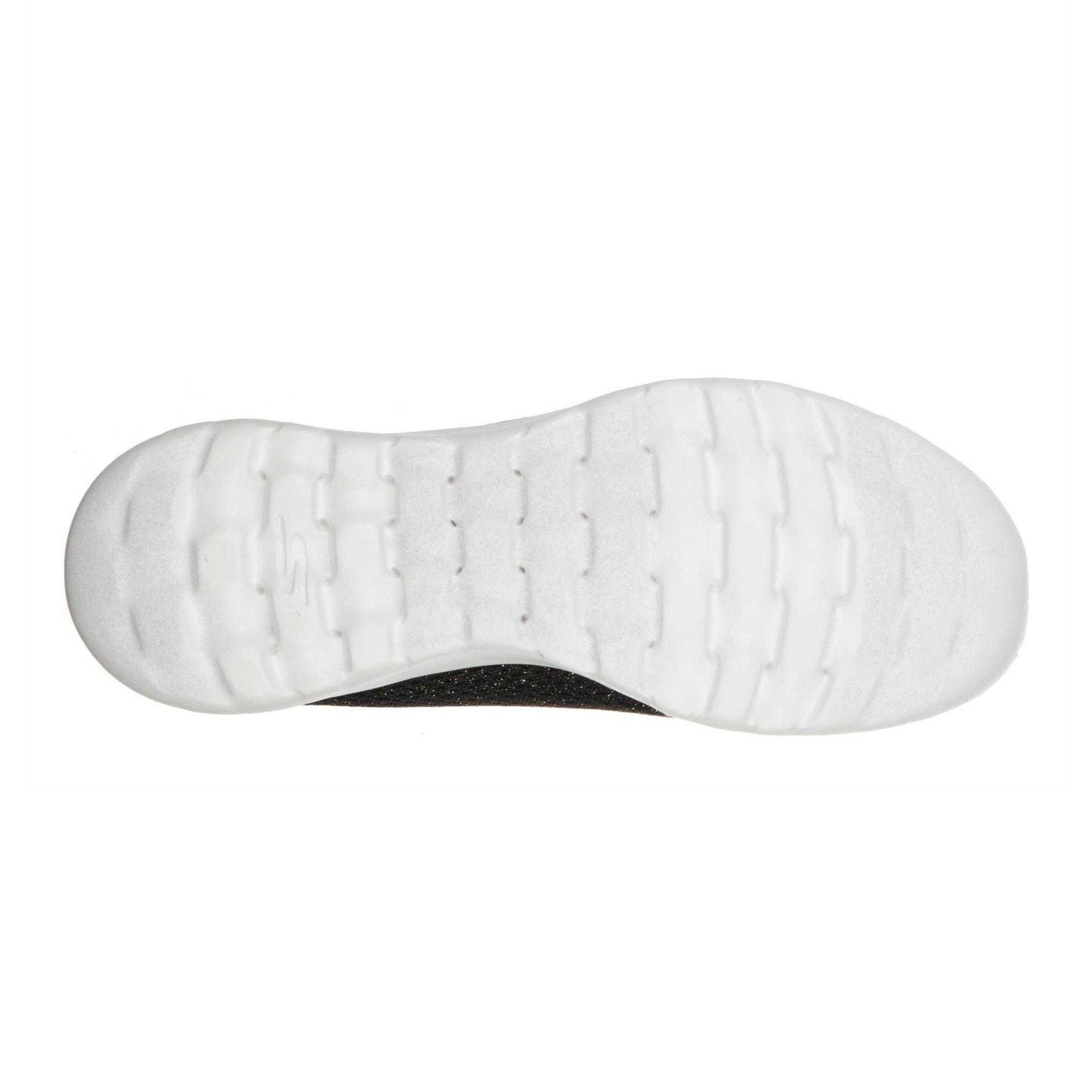 Black-Gold - Lifestyle - Skechers Womens-Ladies Go Walk Joy Sparkle Trainers