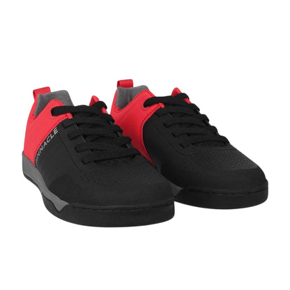 Black-Coral - Side - Pinnacle Womens-Ladies Cedar Logo Cycling Shoes