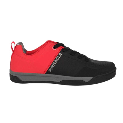 Black-Coral - Front - Pinnacle Womens-Ladies Cedar Logo Cycling Shoes