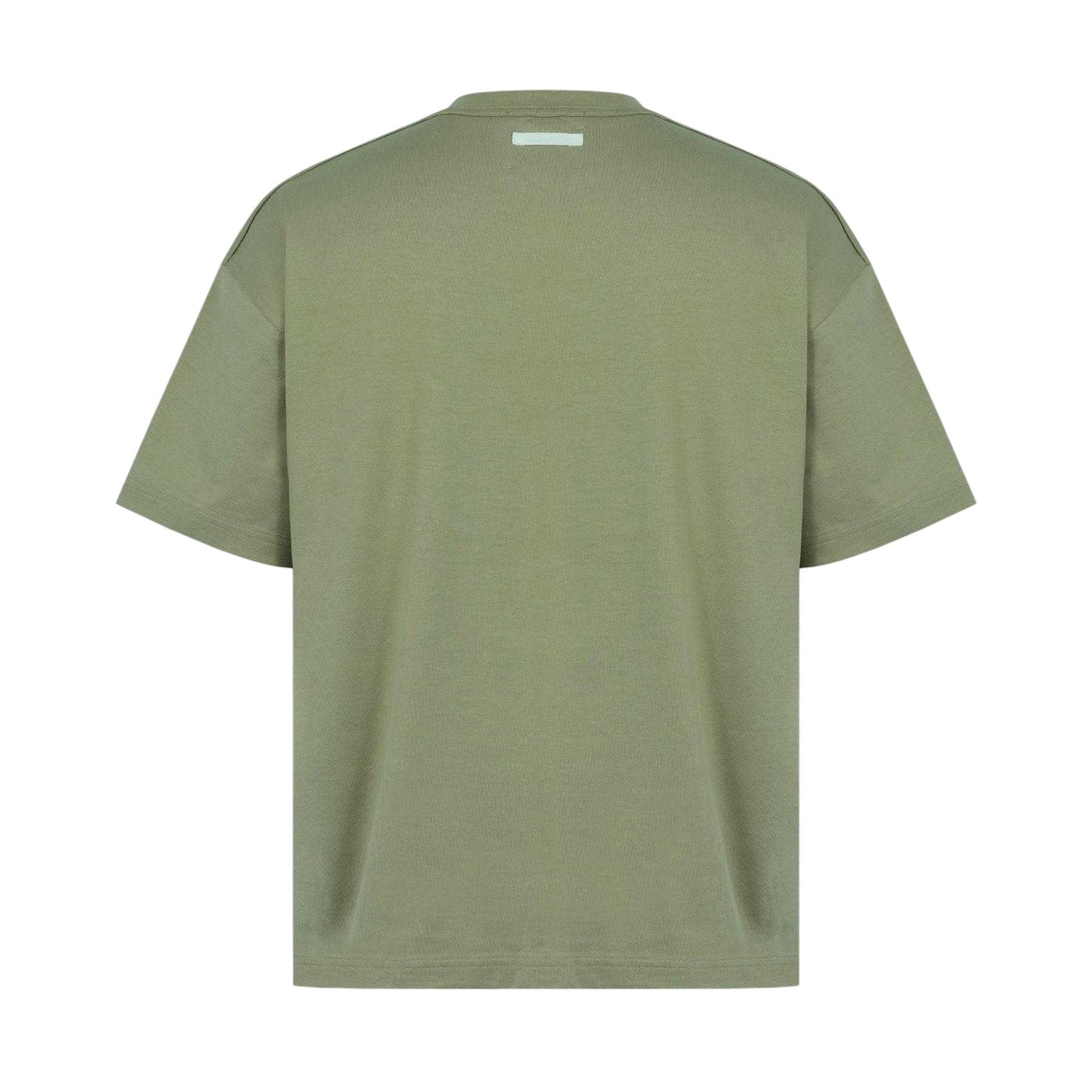 Khaki Green - Back - Jack Wills Mens Heavyweight Chest Pocket Oversized T-Shirt