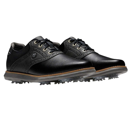 Black - Lifestyle - FootJoy Womens-Ladies Leather Waterproof Golf Shoes