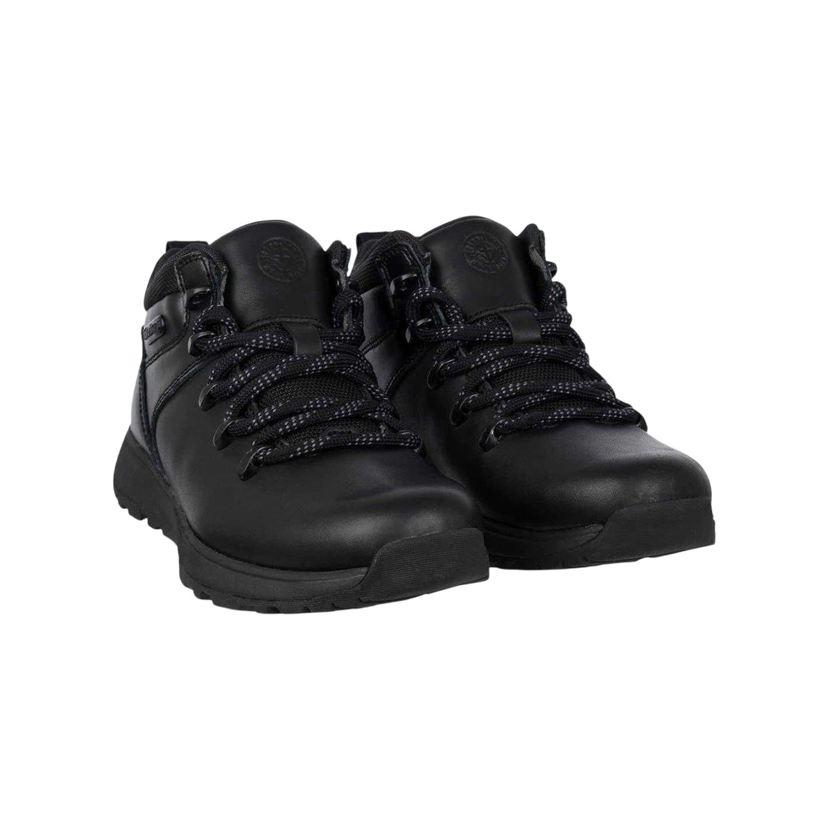 Black - Lifestyle - Firetrap Boys Rhino Leather Hiking Boots