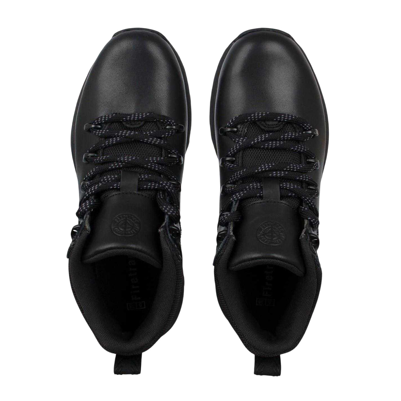 Black - Pack Shot - Firetrap Boys Rhino Leather Hiking Boots