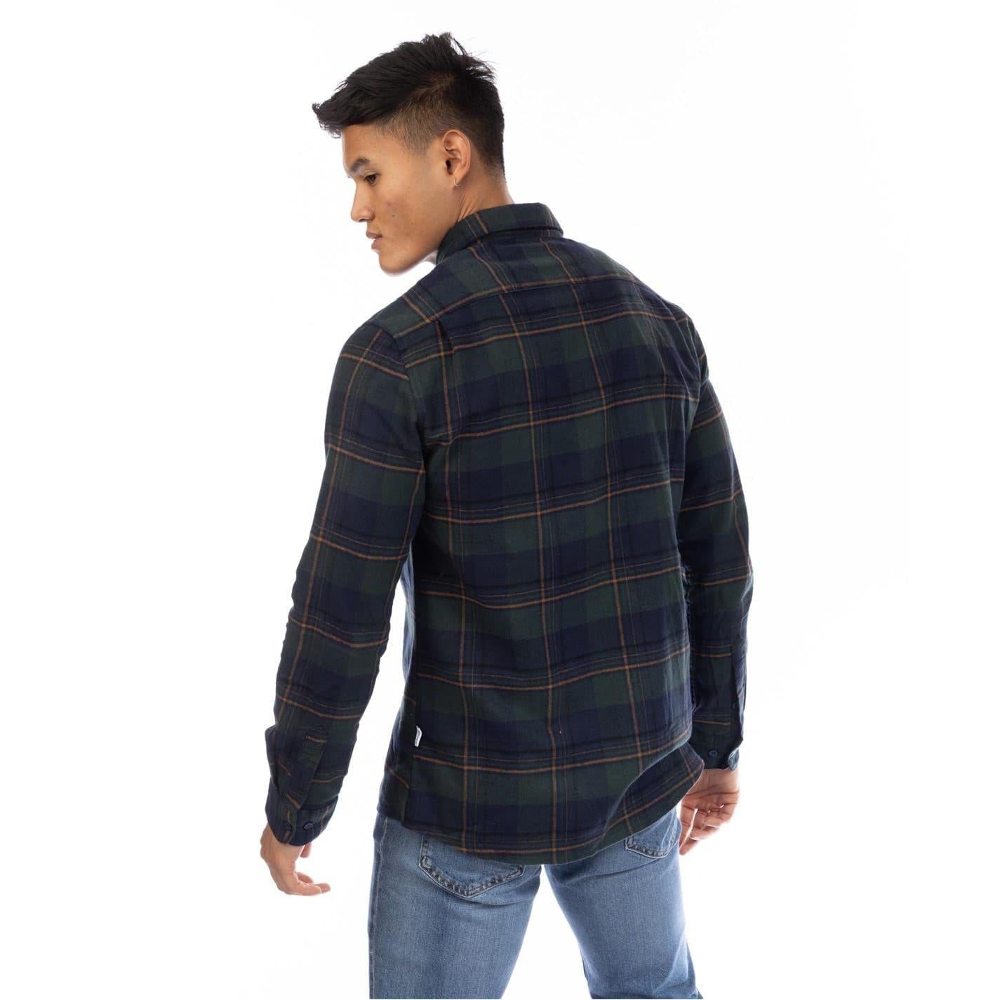 Multicoloured - Back - Peter Werth Mens Kidwell Collared Shirt