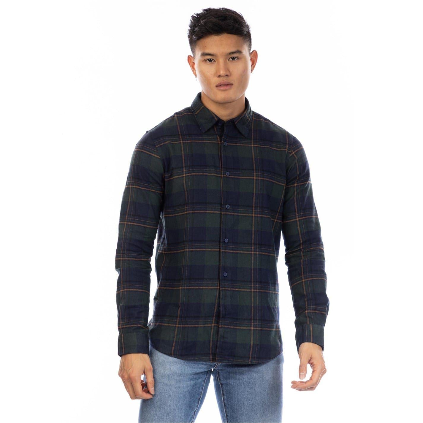 Multicoloured - Front - Peter Werth Mens Kidwell Collared Shirt