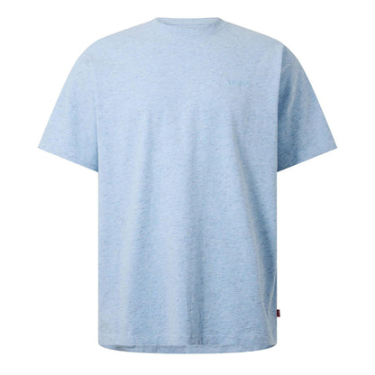 Light Blue - Front - Levis Mens Authentic Vintage Tab Detail T-Shirt