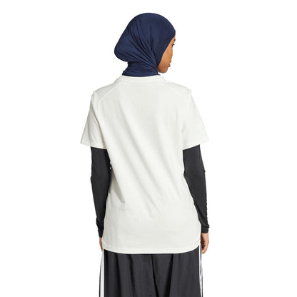 Off White - Back - Adidas Womens-Ladies Doodle Surf T-Shirt