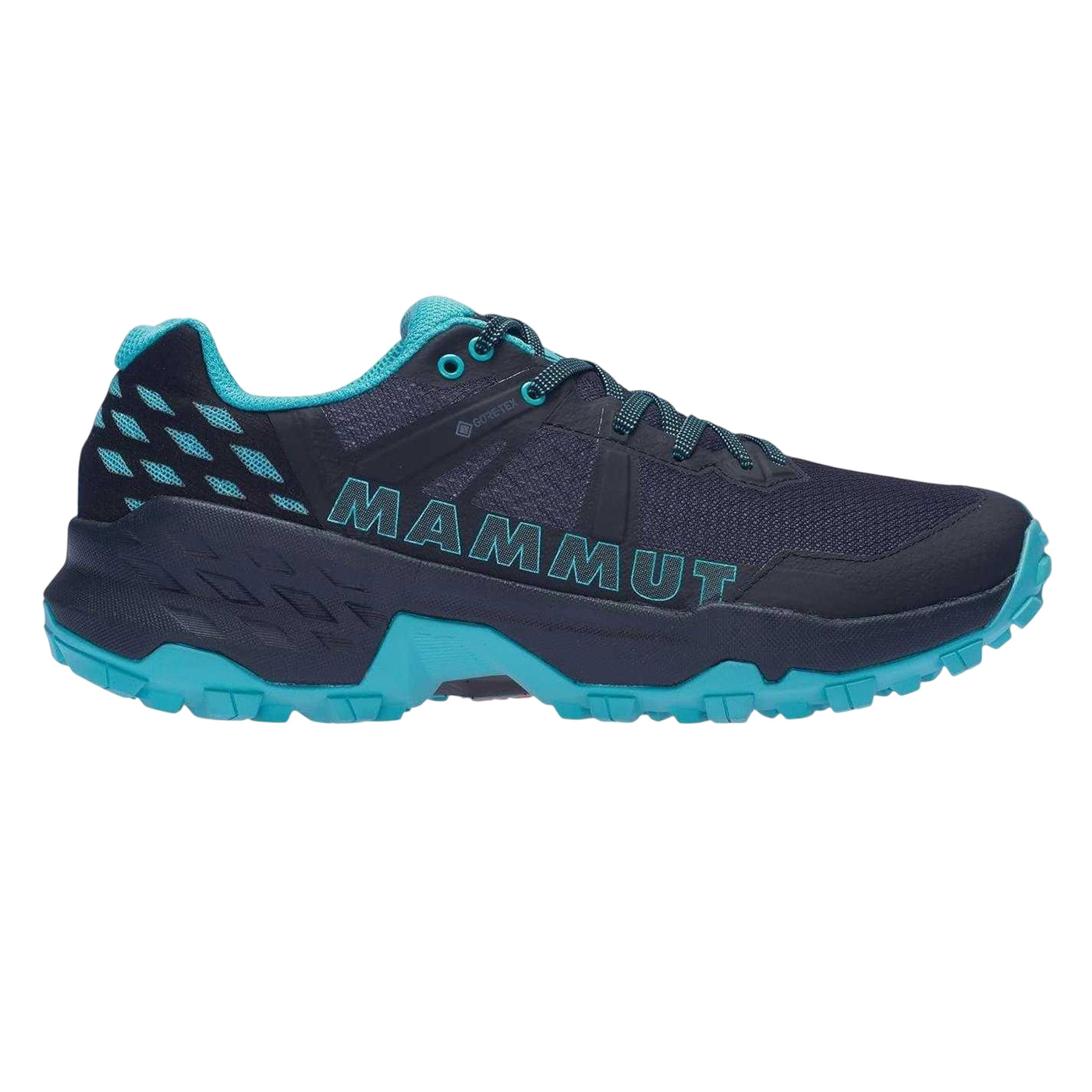 Black - Front - Mammut Unisex Adult GORE-TEX Low Cut Running Shoes