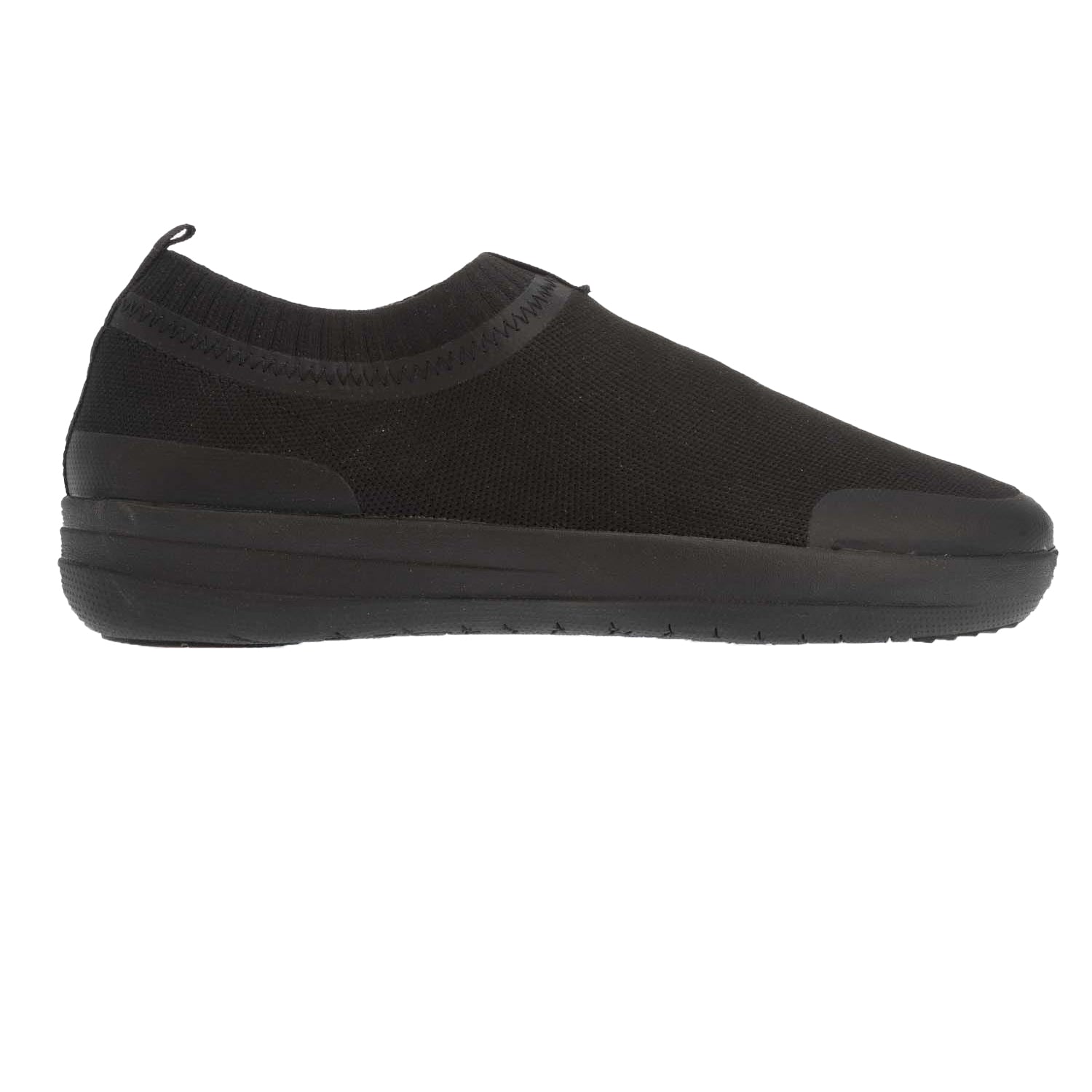 Black - Lifestyle - Fit Flop Womens-Ladies Uberknit Slip-on Trainers