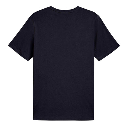 Navy - Back - Puma Mens Class Graphic Logo Relaxed Fit T-Shirt