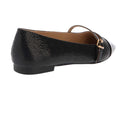 Black - Back - Dune London Womens-Ladies Hibiski Ballet Straps Pumps