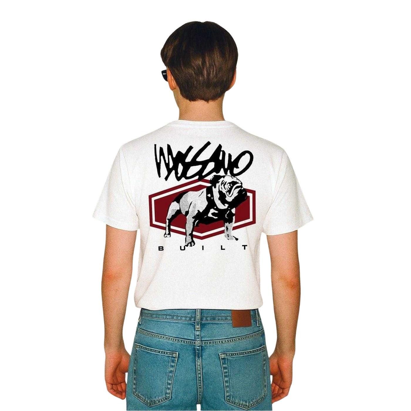 White - Lifestyle - Mossimo Unisex Adult Graphic Print T-Shirt
