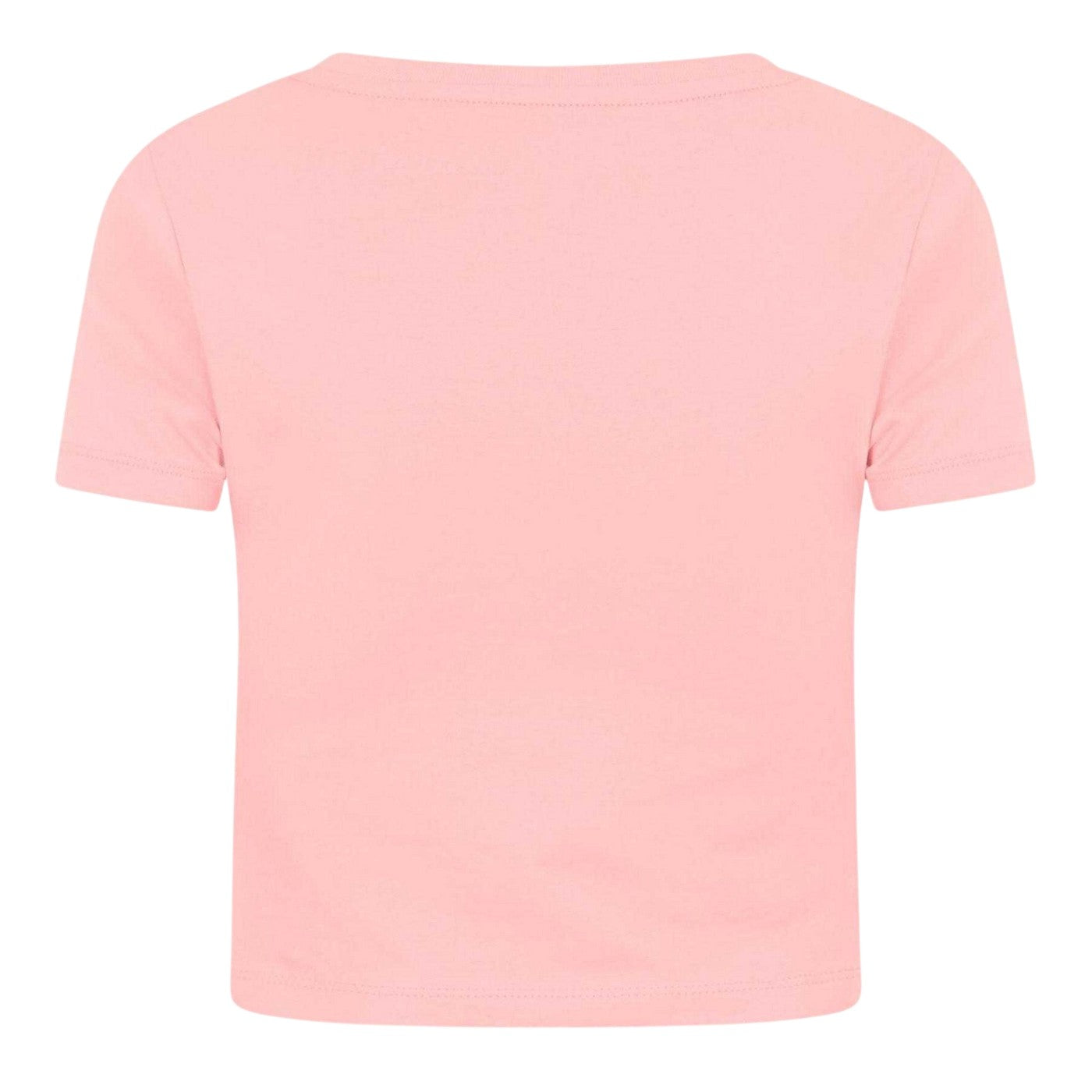 Pink - Back - Puma Womens-Ladies Squad Cropped T-Shirt