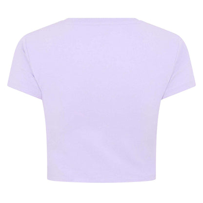 Violet - Back - Puma Womens-Ladies Squad Cropped T-Shirt