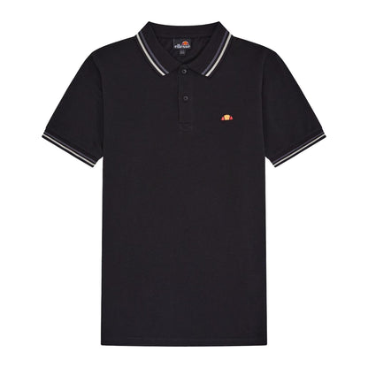 Black-Grey - Front - Ellesse Mens Rooks Polo Shirt