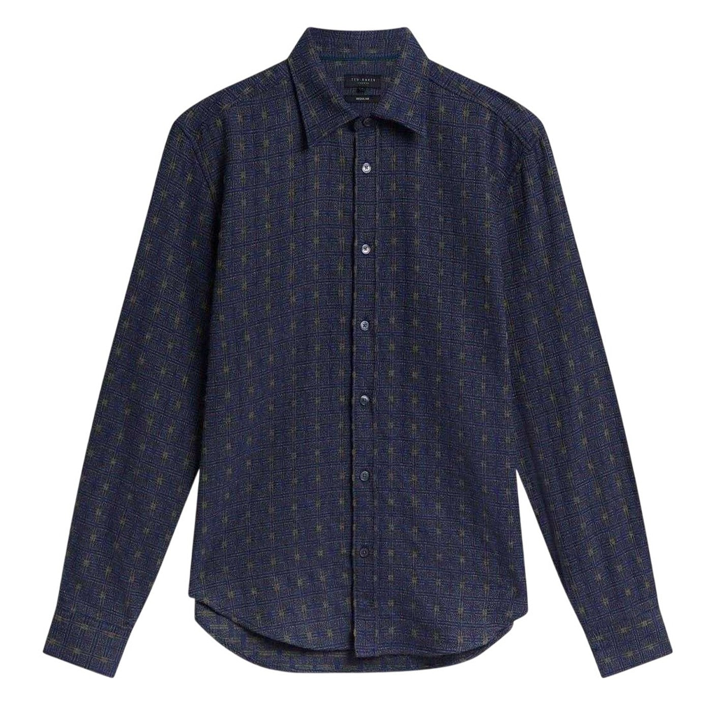 Teal Blue - Front - Ted Baker Mens Vyser Shirt