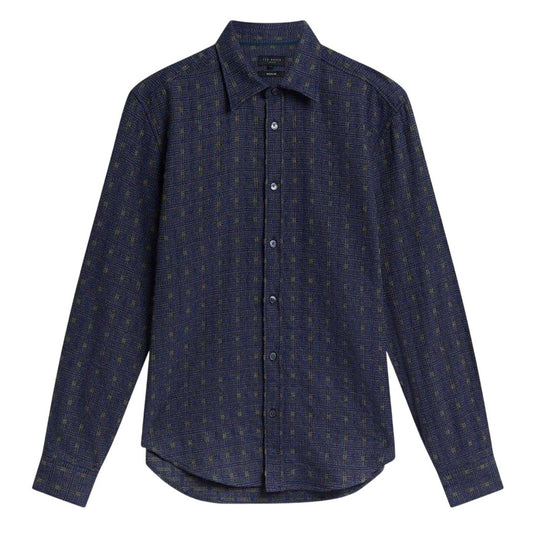 Teal Blue - Front - Ted Baker Mens Vyser Shirt