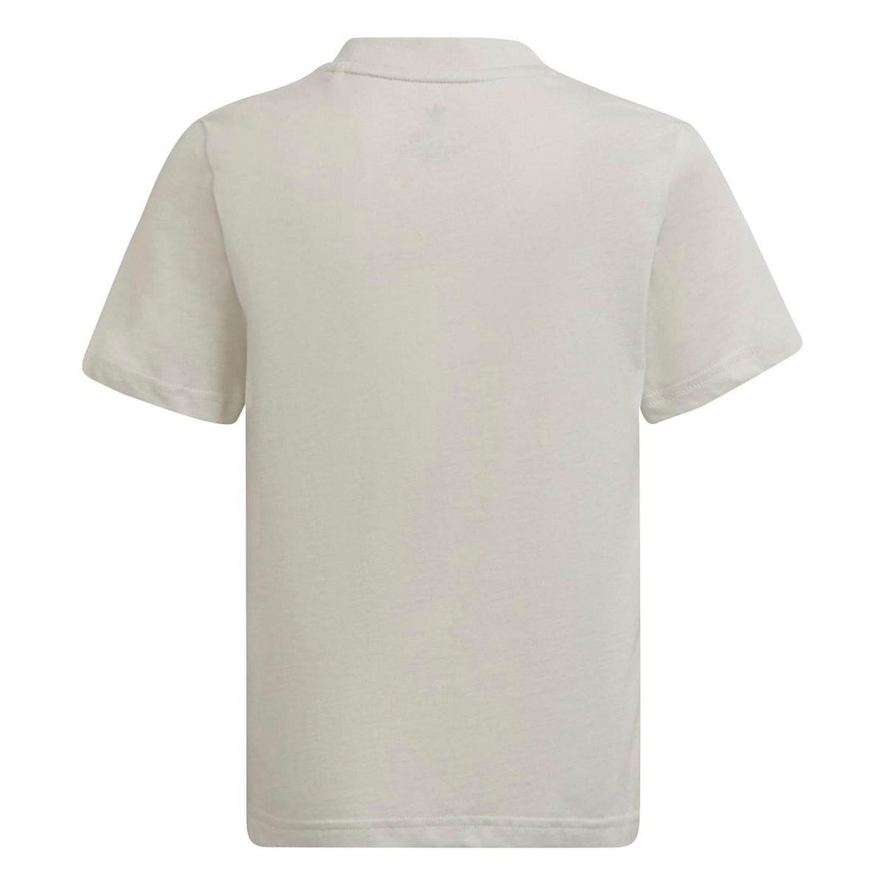 Grey - Back - Adidas Childrens-Kids Originals Camo T-Shirt