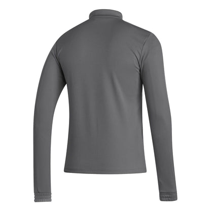 Grey - Back - Adidas Mens Logo Polyester Track Top