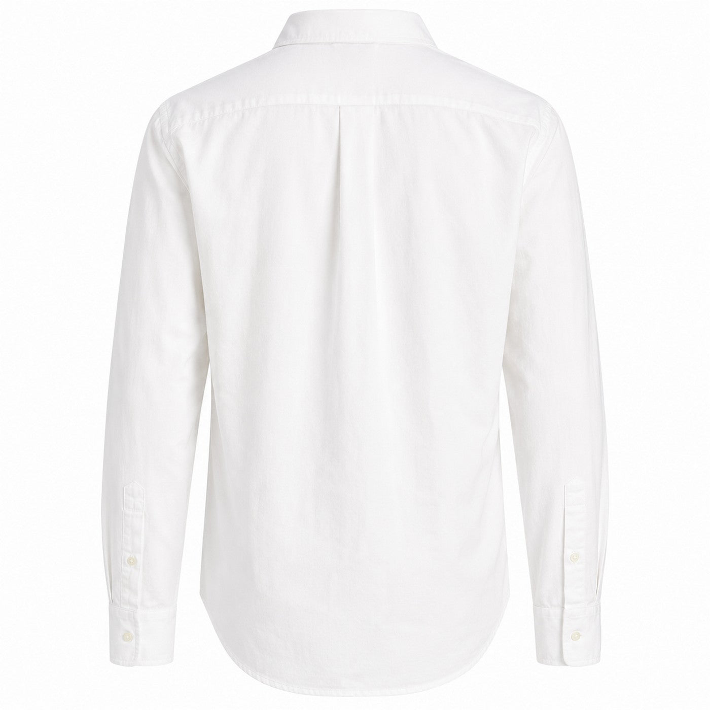 White - Back - Jack And Jones Mens Long-Sleeved Shirt