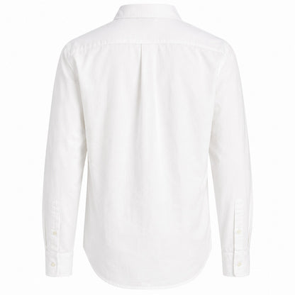 White - Back - Jack And Jones Mens Long-Sleeved Shirt