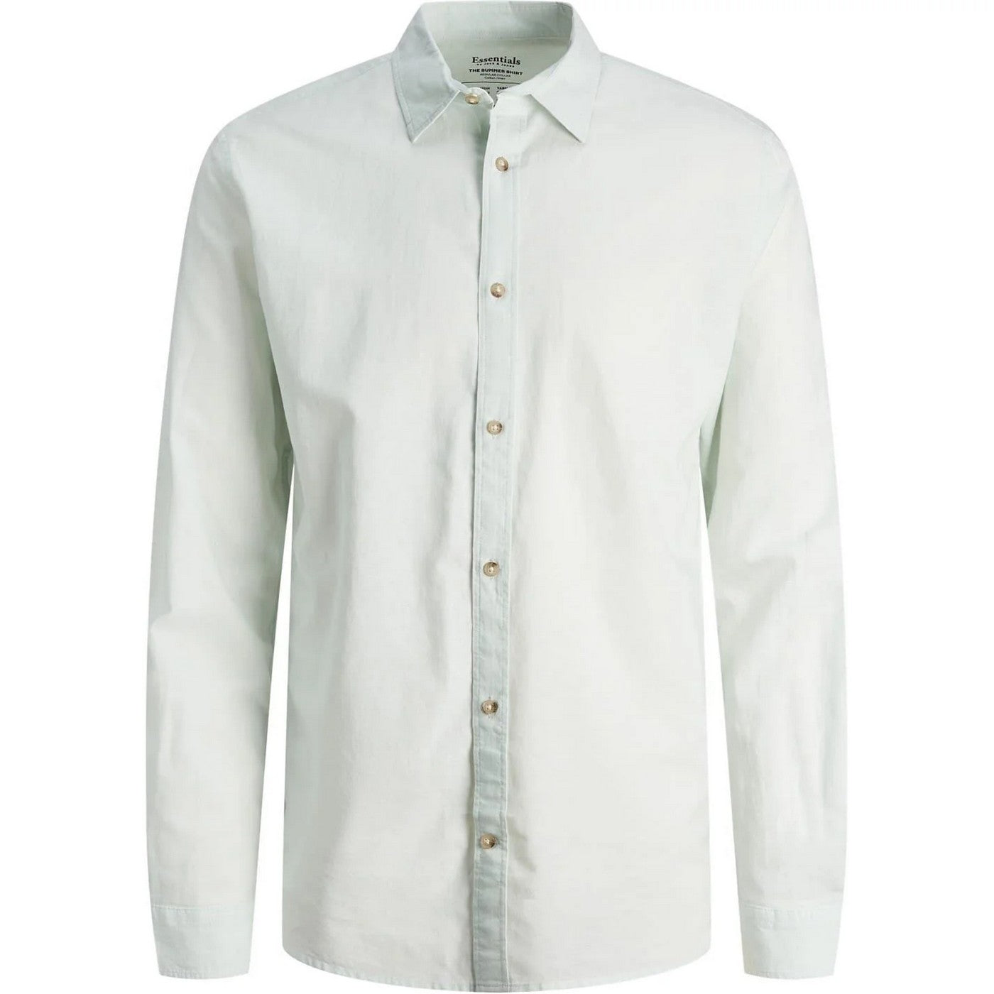 Sea Blue - Front - Jack And Jones Mens Long-Sleeved Shirt