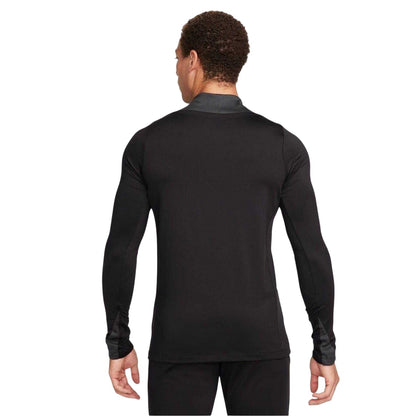 Black-White - Back - Nike Mens Strike Drill Top