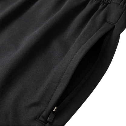 Black - Pack Shot - Kelme Childrens-Kids Colour Block Tapered Jogging Bottoms