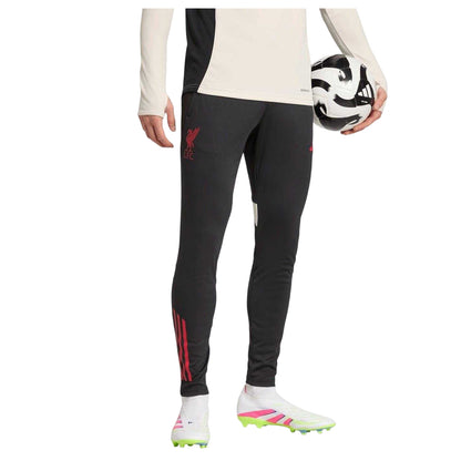 Black - Side - Adidas Unisex Adult Liverpool FC Training Jogging Bottoms