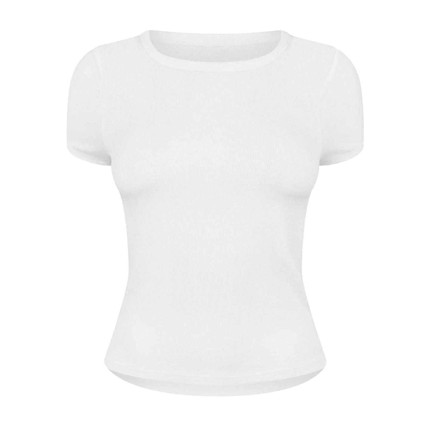 White - Front - Jack Wills Womens-Ladies Layered Slim Short-Sleeved T-Shirt