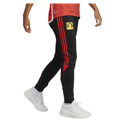 Black - Side - Adidas Womens-Ladies Lego Stripes Jogging Bottoms