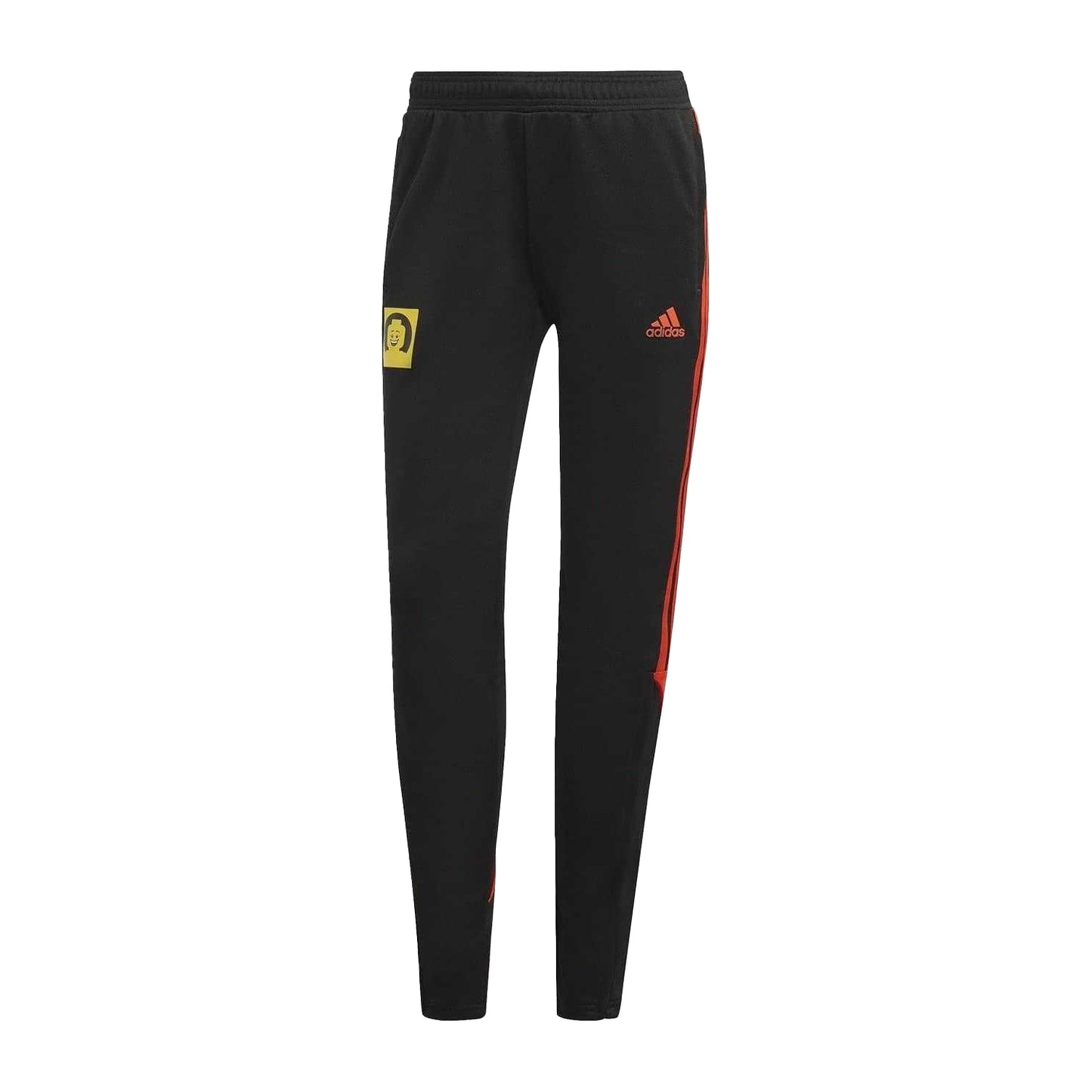 Black - Front - Adidas Womens-Ladies Lego Stripes Jogging Bottoms