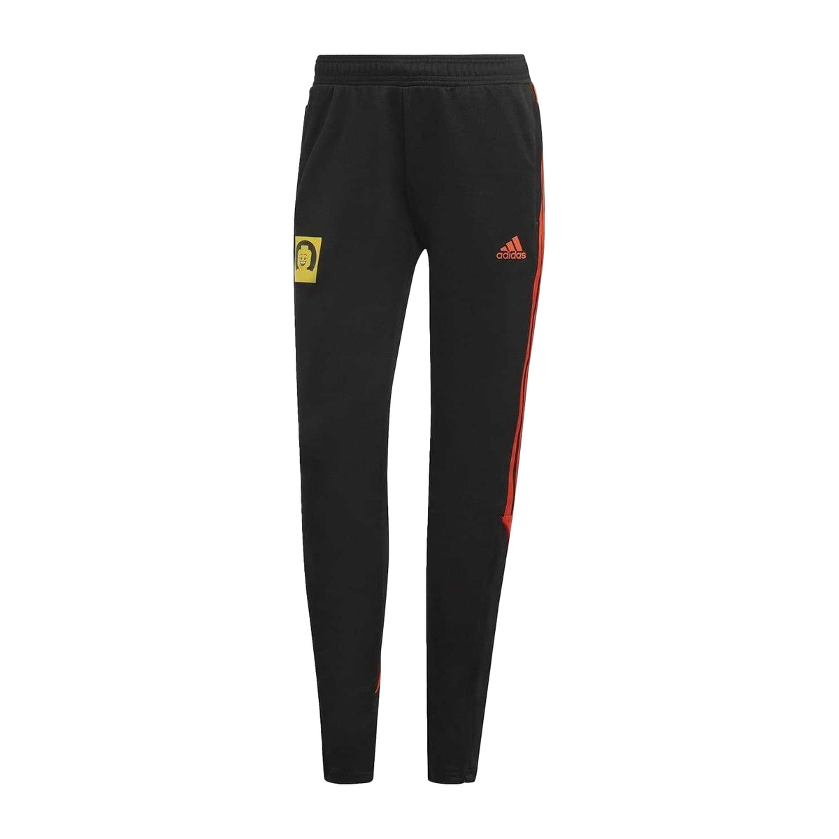 Black - Front - Adidas Womens-Ladies Lego Stripes Jogging Bottoms
